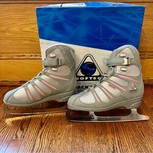 Jackson Classic ST1900 Ice Skates Grey/pink women’s size 8 NIB
